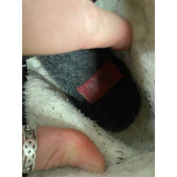 Rieker Knitted Cuff -Tex Warmlined Navy Ankle Boots, EU 37 / US 6.5, MP $112 - Picture 8 of 15